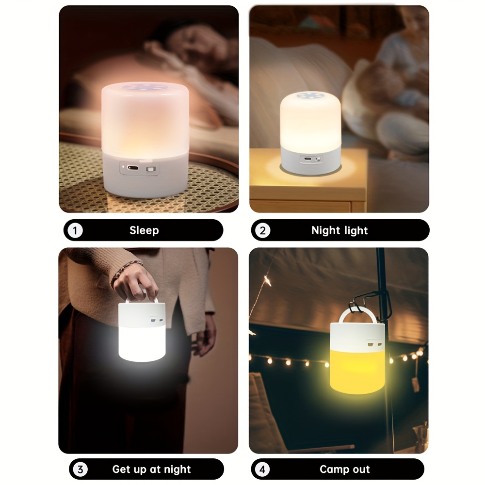 1pc led   lamp adjustable brightness for bedroom decor ideal for use in bedrooms living rooms   kitchens wardrobes and cabinets offering warm or white light Product details 2