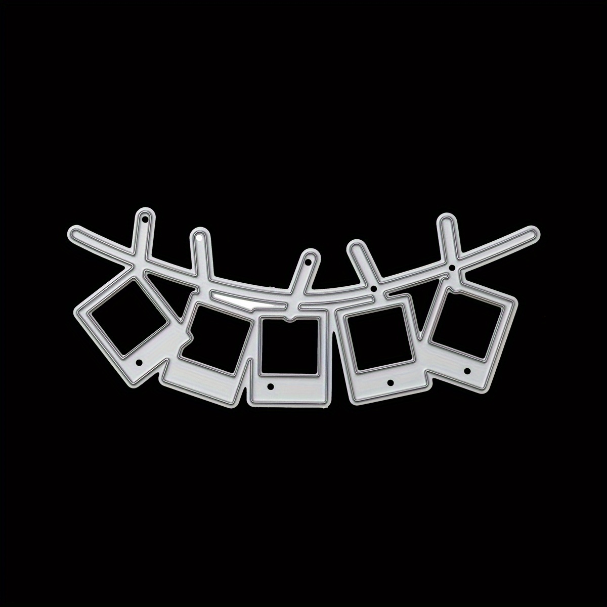 Image of 2024 New Metal Cutting Die, Designed For "photo Drying", A Tool For Embossing Scrapbooks, Perfect For Easter, Back-to-, 's Day, And Love-themed Birthday Photo Albums