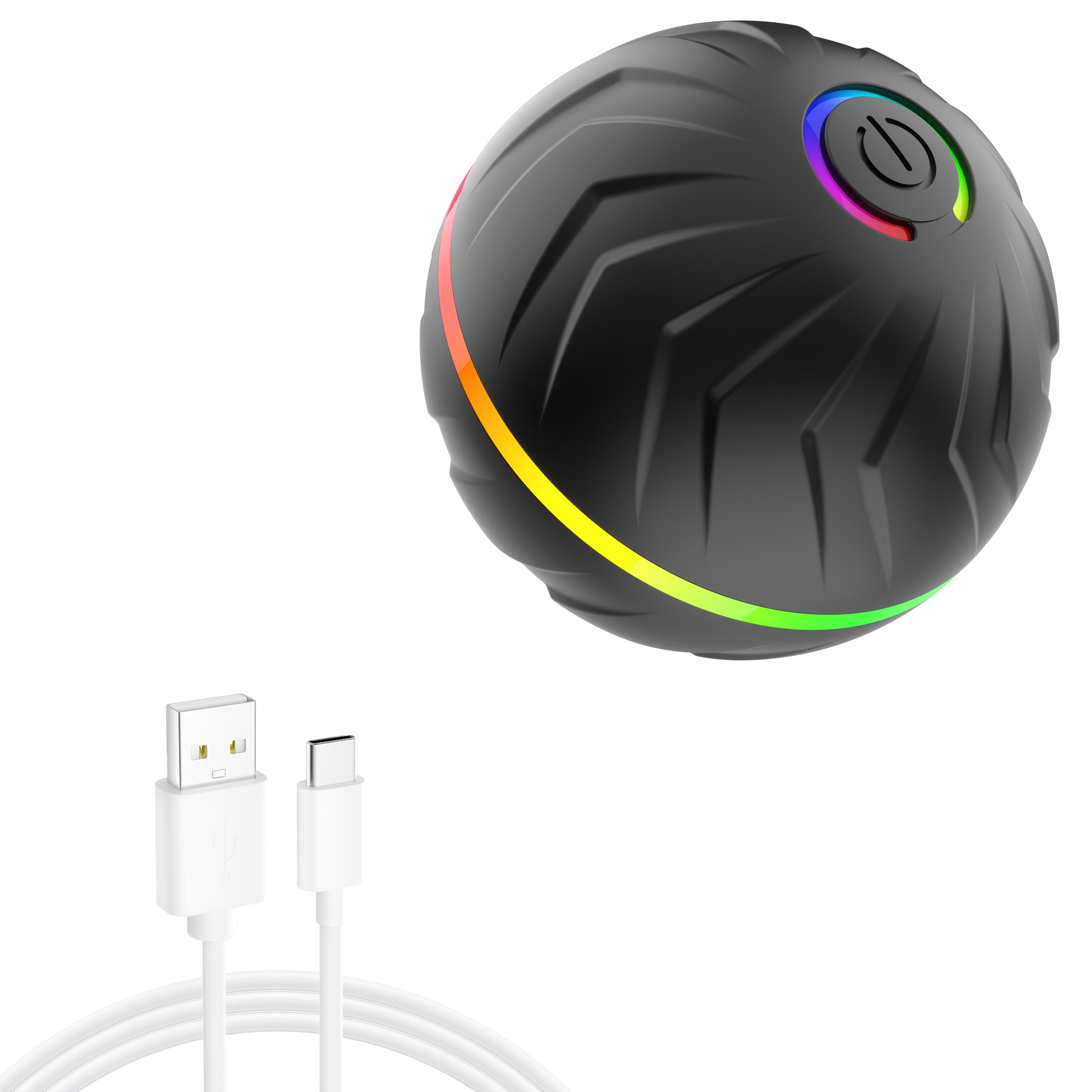 Image of 6.6cm/2.62in Large Size Bouncing Ball, Interactive Dog Toys, Motion Activated Dog Ball, Puppy/small Dog/medium Dog/large Dog Applicable Automatic Rolling Ball Toys