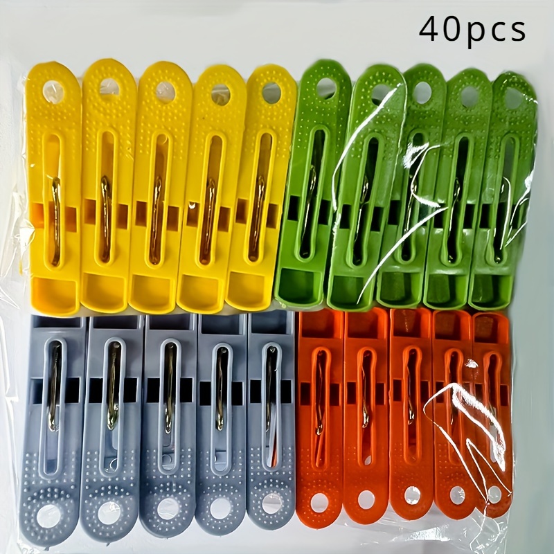 

40pcs Plastic Clothespins, Household Organizing Accessories, Small For Drying And , Clothes