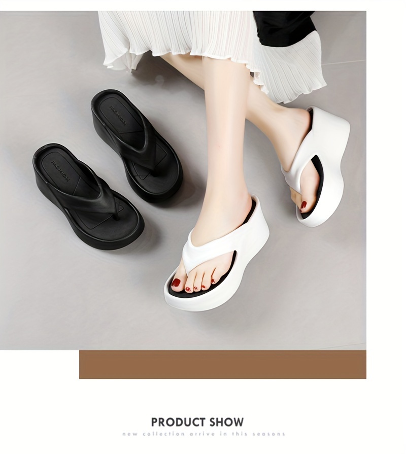 womens   flip flops with arch support casual slide sandals for indoor outdoor summer patio pool non slip eva sole Product details 16