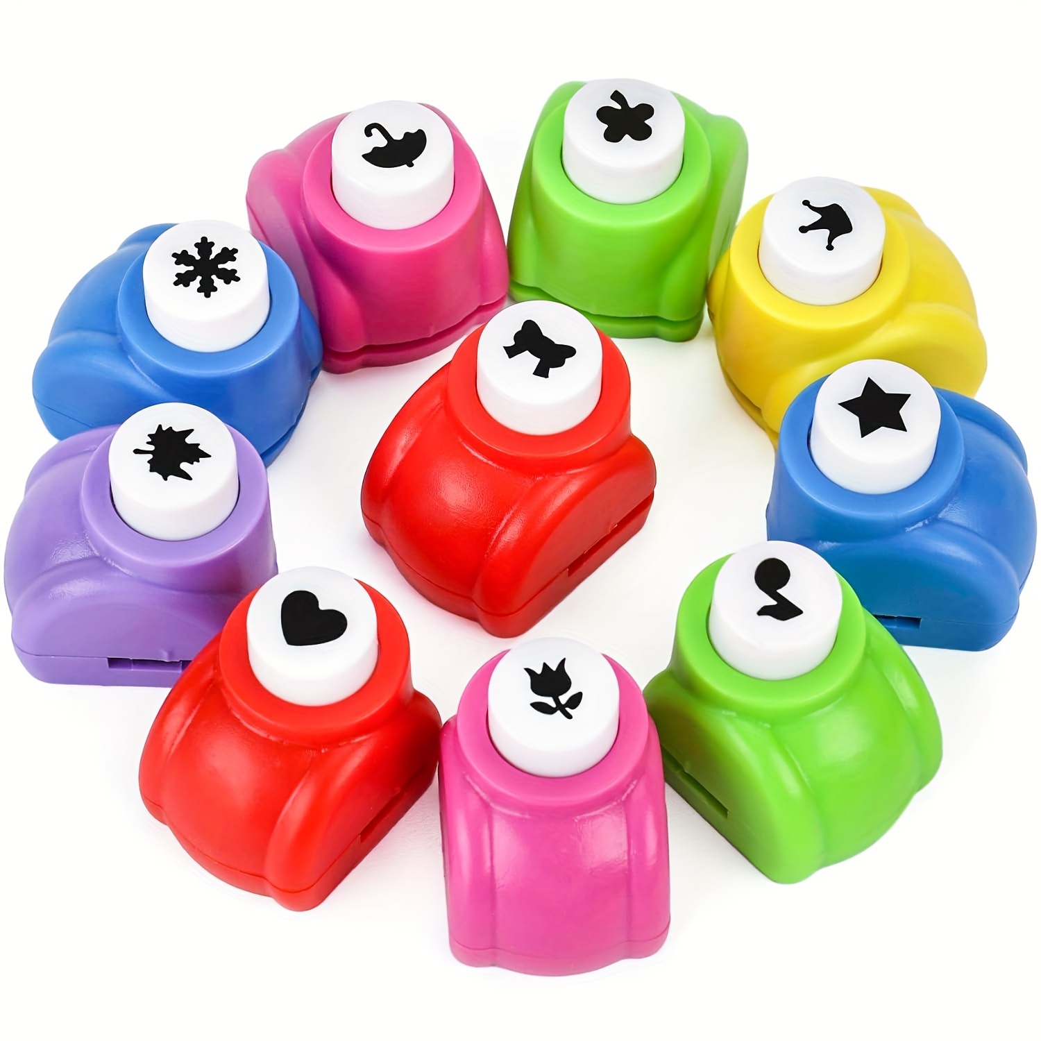 

Punch Craft Set, 10 Pack Hole Punch Shapes Hole Punch Shape Scrapbooking Supplies Shapes Hole Punch Great For Crafting & Fun Projects