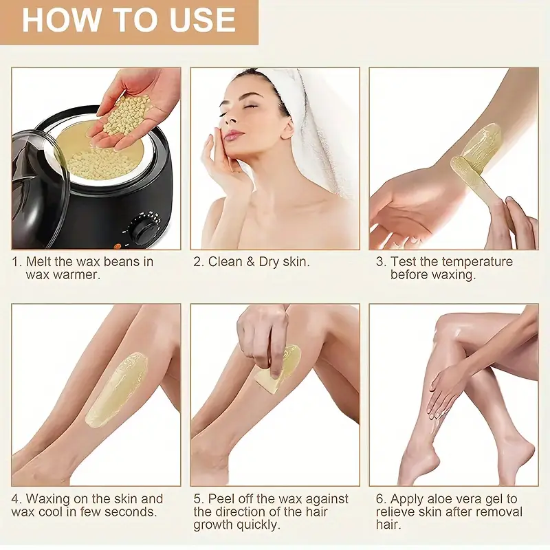 Jelly Wax hair removal kit