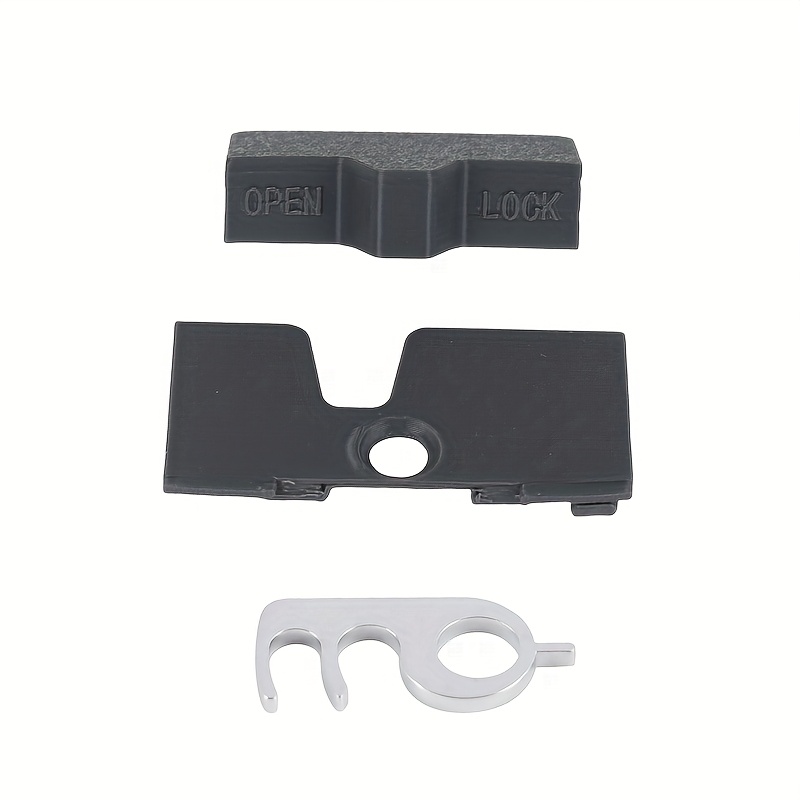 TEMU Rv With A For Fw Refrigerator Door Latch/lock And Base Plate, Without Battery