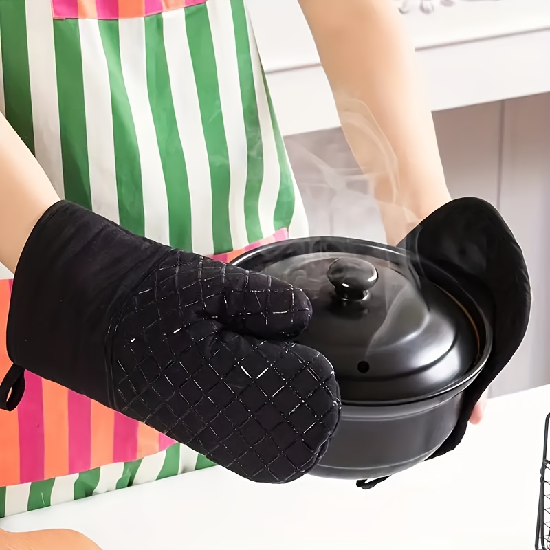 Guantes De Horno Profesionales MasterClass - Doble Cara, Antideslizantes Y Super Resistentes Al Calor - Color Crema