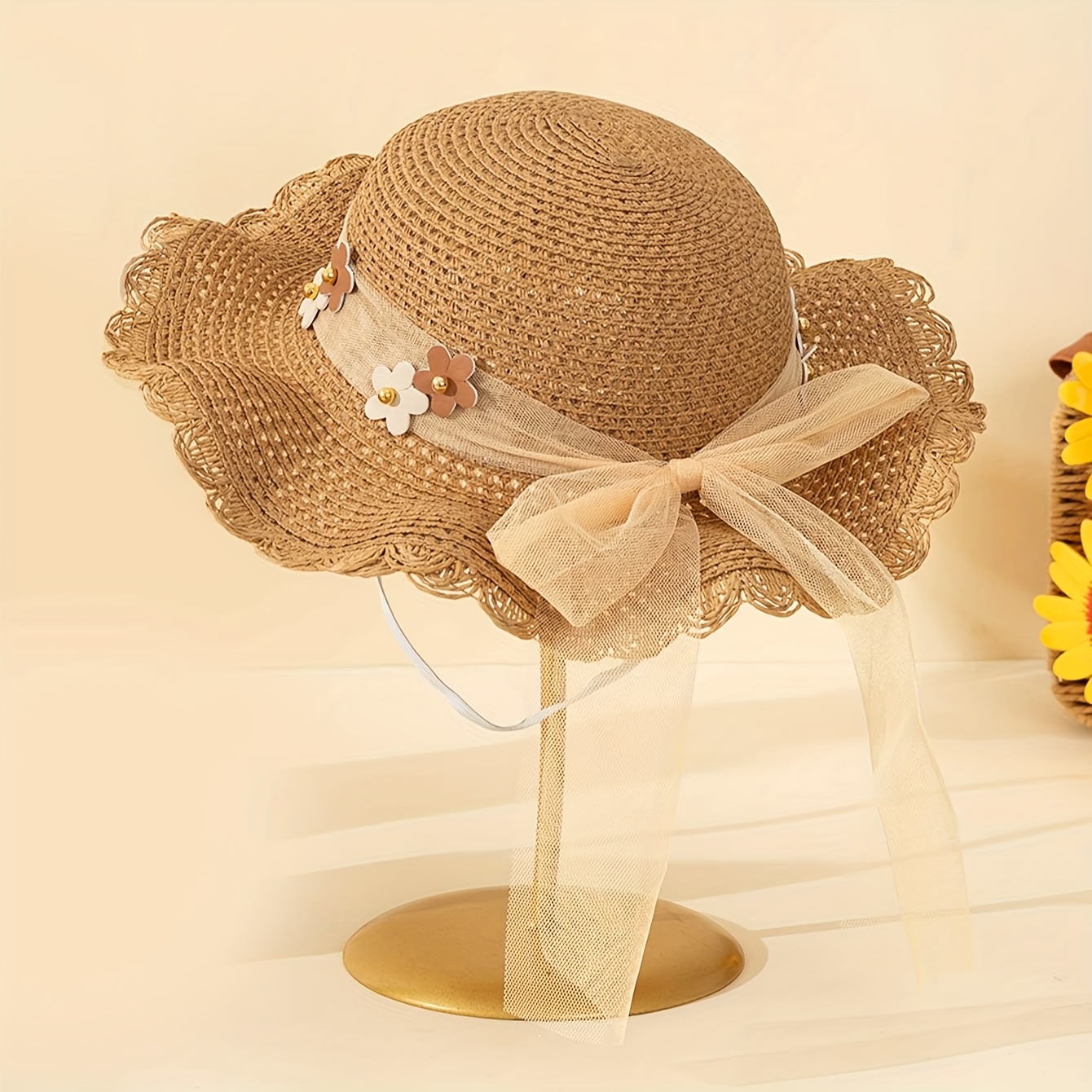 sweet adorable youngsterss straw jute ribbon - Temu United  display picture 2