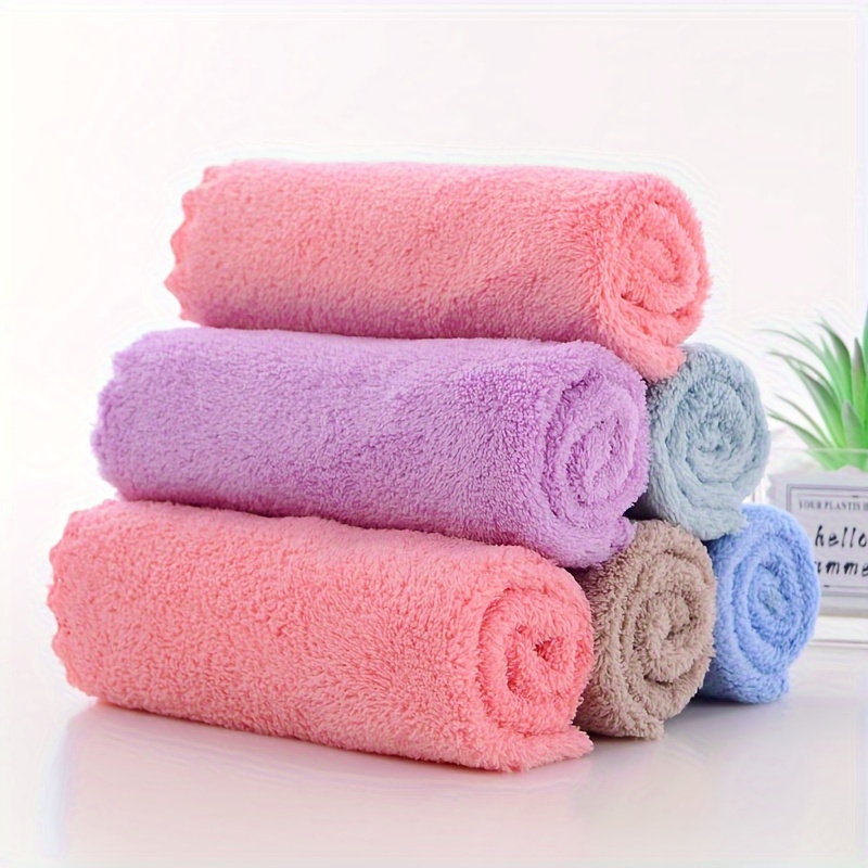 

5pcs, Soft And Lightweight Face Towel, Multi-purpose Absorbent Quick-drying Towel, Suitable For Bathroom, Travel, Gym, Spa, Camping