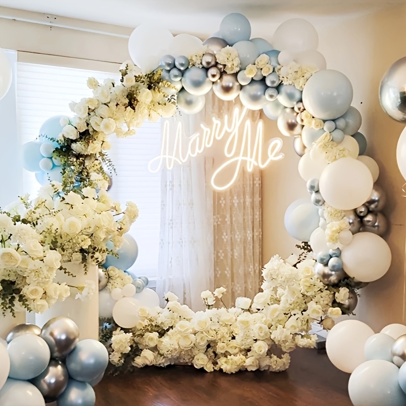 CZCPARY Balloon Arch Stand, Round Balloon Arch Kit, Arch Balloon Gold Metal Circle Garland Frame For Wedding Arch Birthday Party Baby Gift Graduation Ceremony Decoration(2m