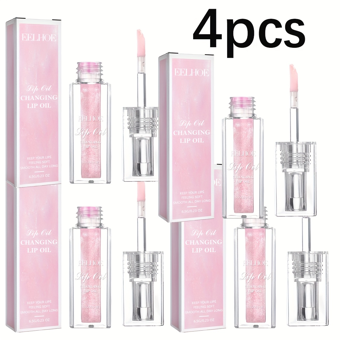 Dreamy Colored Lip Moisturizing Oil - Moisturizes Lip Skin, Creates Natural Pouting Lips, Natural Pink Effect - Image 5