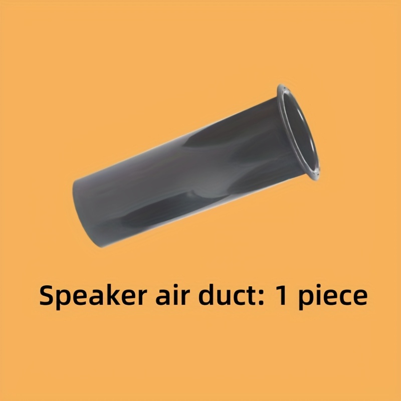 TEMU 1pc Speaker Air Duct, Suitable For 4-6.5 Inch Speakers: Hole Diameter 5cm/1.97in, Length 11.5cm/4.53in, Durable Abs Speaker Air Duct, Increasing