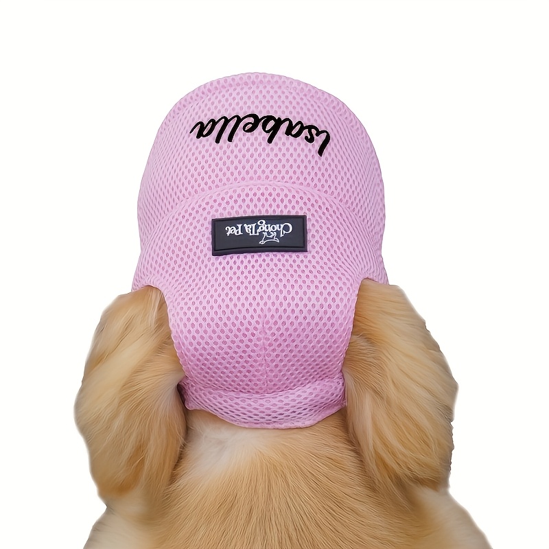 TEMU 1 Embroidered Name Dog Hat, Customizable With Your Pet's Name