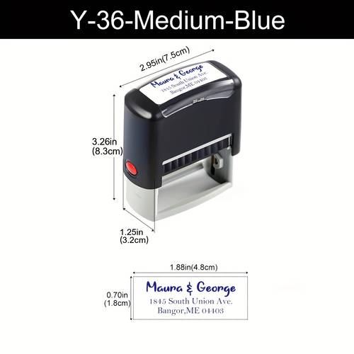 personalized automatic with custom stamp compatible for legal documents labels up to 5 line custom text ink pad included no refills sold here office business stamp machine for