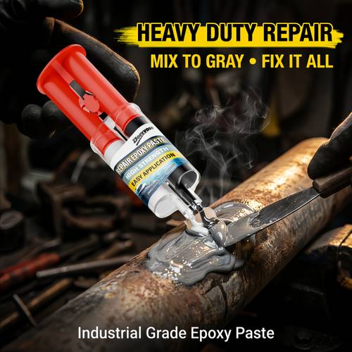doeyvose 25 ml 0 88oz heavy duty metal epoxy repair paste seal for plumbing auto industrial use
