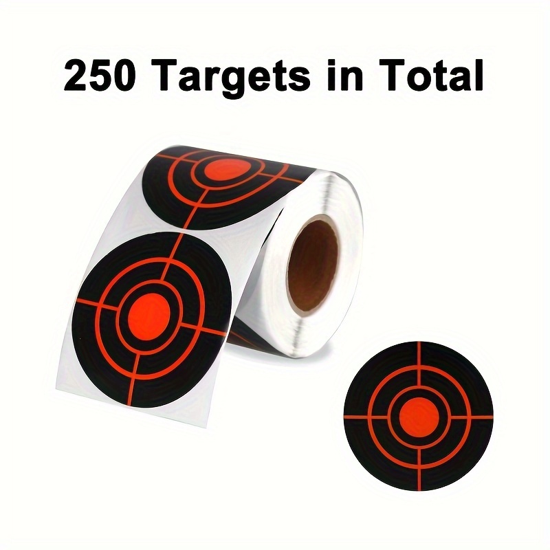 1 Rouleau De 200 Pastilles Autocollantes Fluorescentes Pour Cible De Tir 76 Cm Avec Numeros 95126862