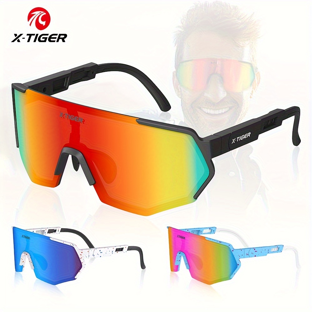 

X-tiger Polarized Sports Glasses, Bike Bicycle Eyewear, Outdoor Baseball Running Fishing Golf Cycling Glasses