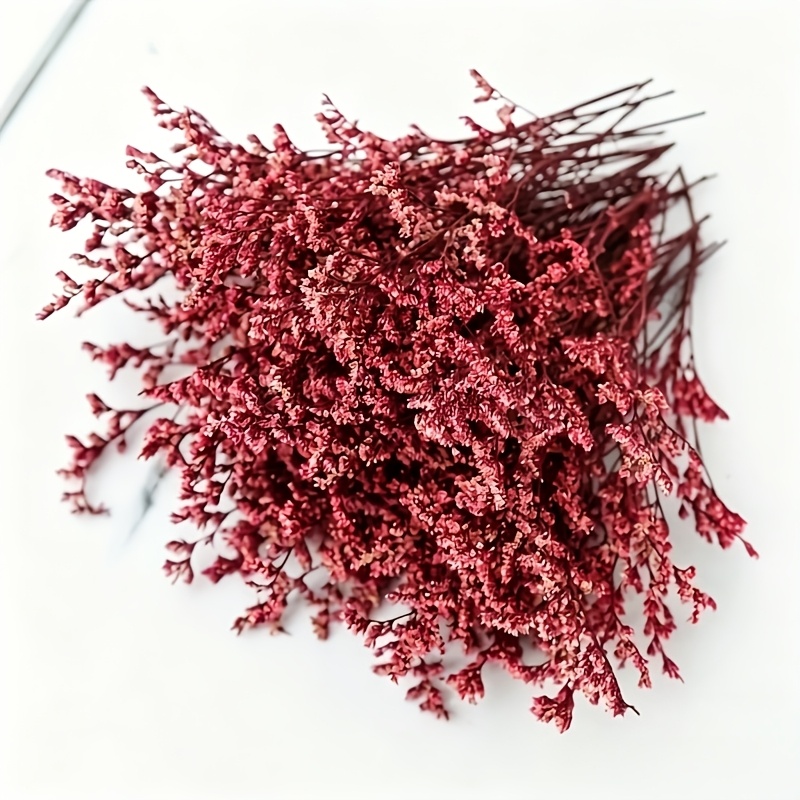 TEMU 64pcs Red Mini Artificial Ivy Grass Stems - Realistic Miniature Vines Suitable For Wedding Centerpieces, Diy Garland, Vase Arrangements,