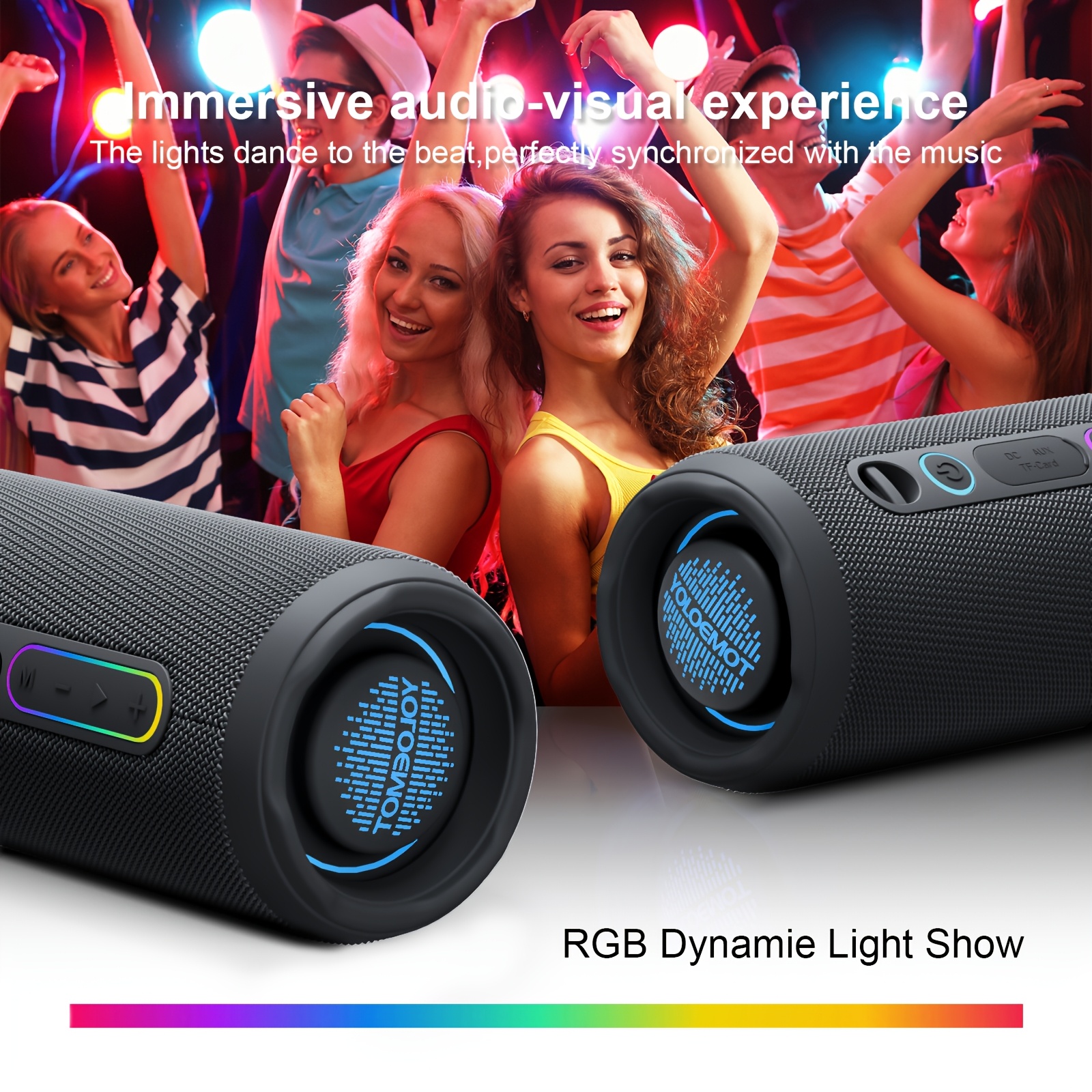 YOLOEMOT Brand 24W Outdoor Wireless Bluetooth Speaker, Speaker TWS... product image 7