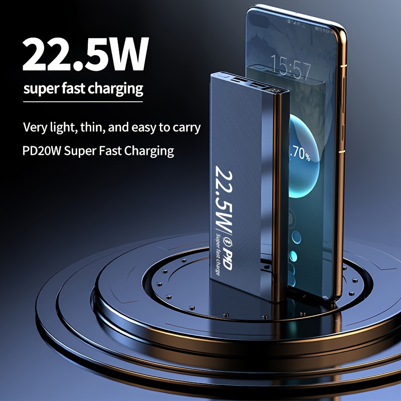 

10000/20000/30000mah , Phone Battery 22.5w Charger, Display, And , To , Suitable /xiaomi/iphone 6/7/8/11/11/12 /13/14/15 + X/xs/xr//pro.