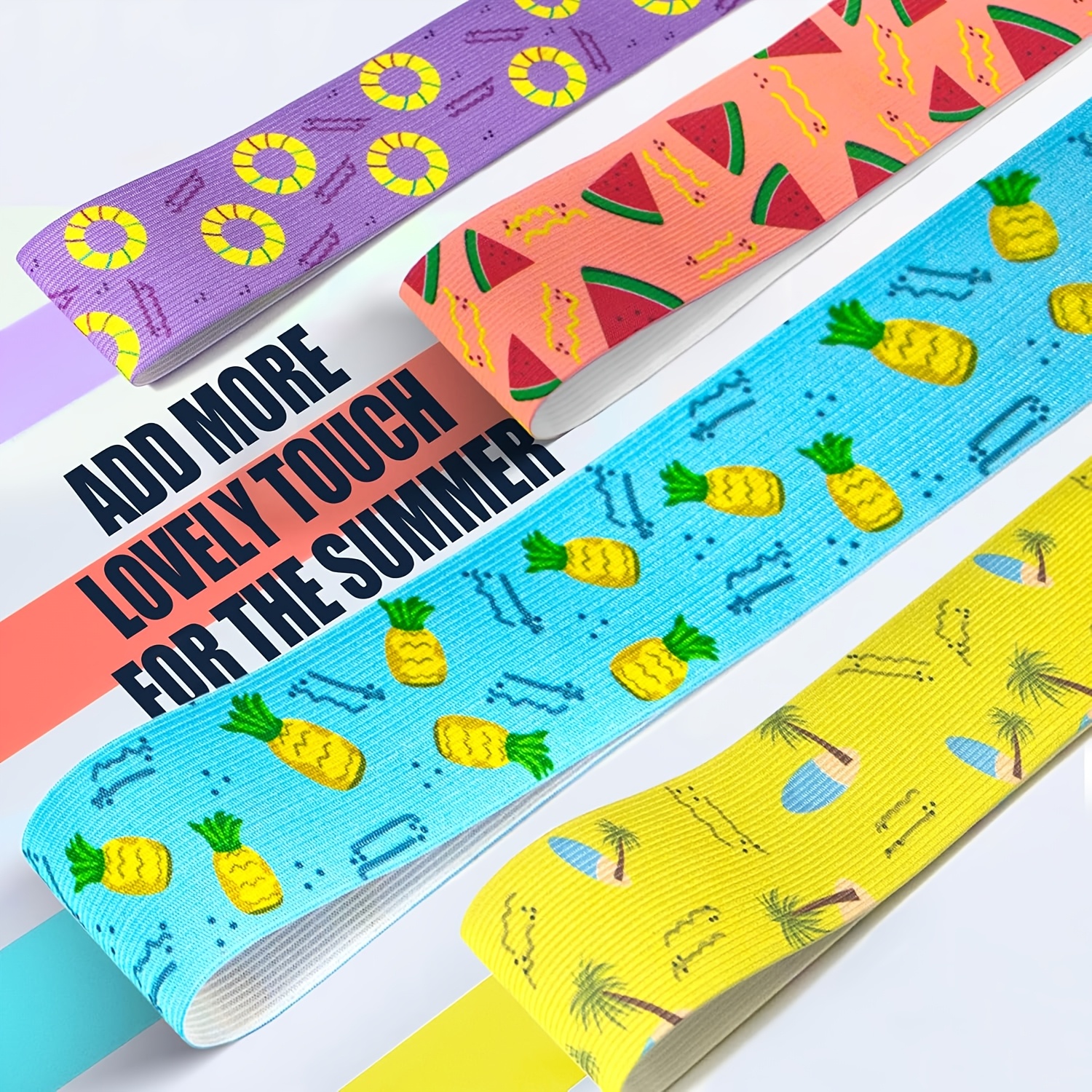 TEMU Beach Towel Bands 4-pack - Sun Lounge Chair Towel Holders - 12'' X 2'' Stretch Towel Clips Band For , Pool & Cruise Chairs