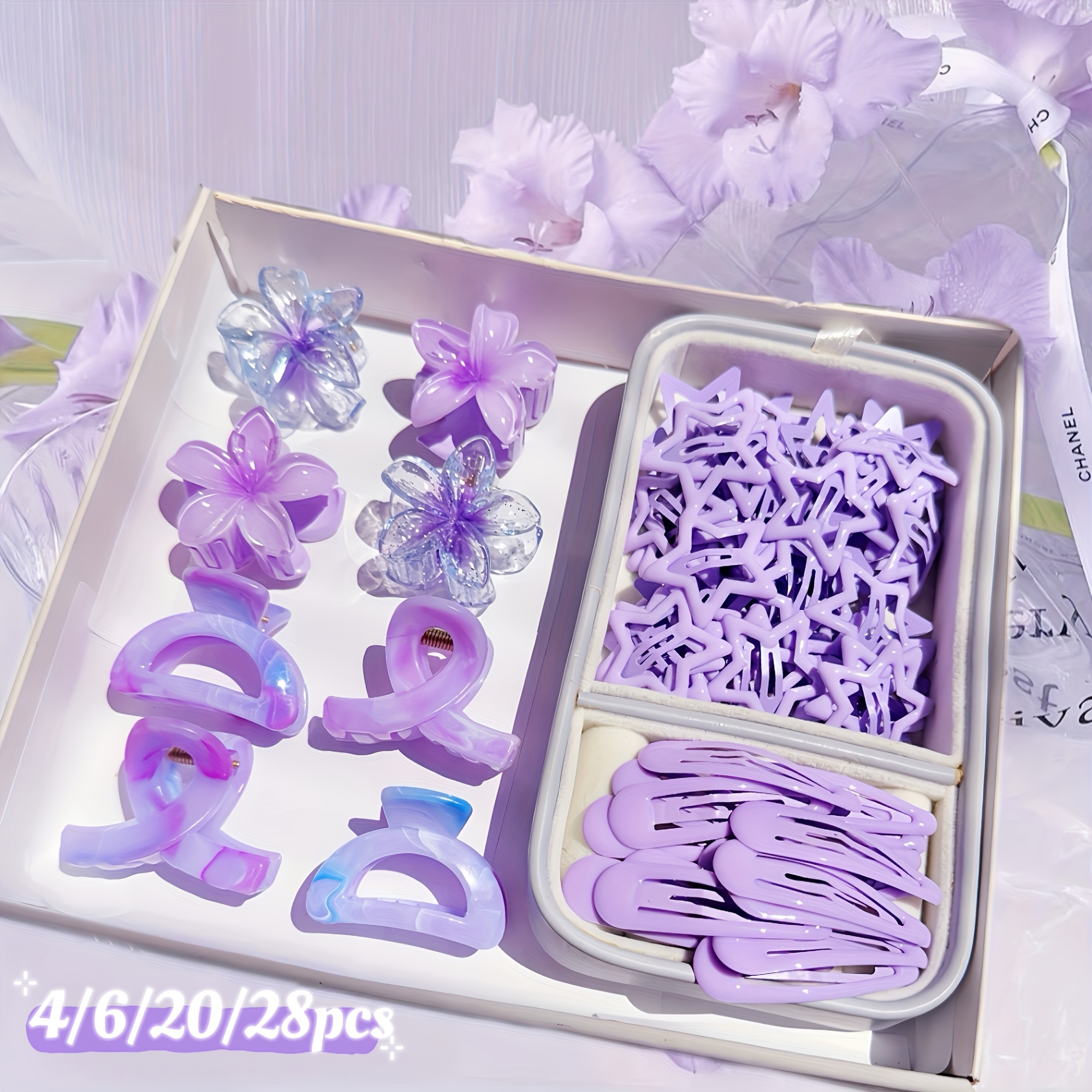 4 6 20 28pcs sweet minimalist gradient hair claw clips egg - Temu Oman