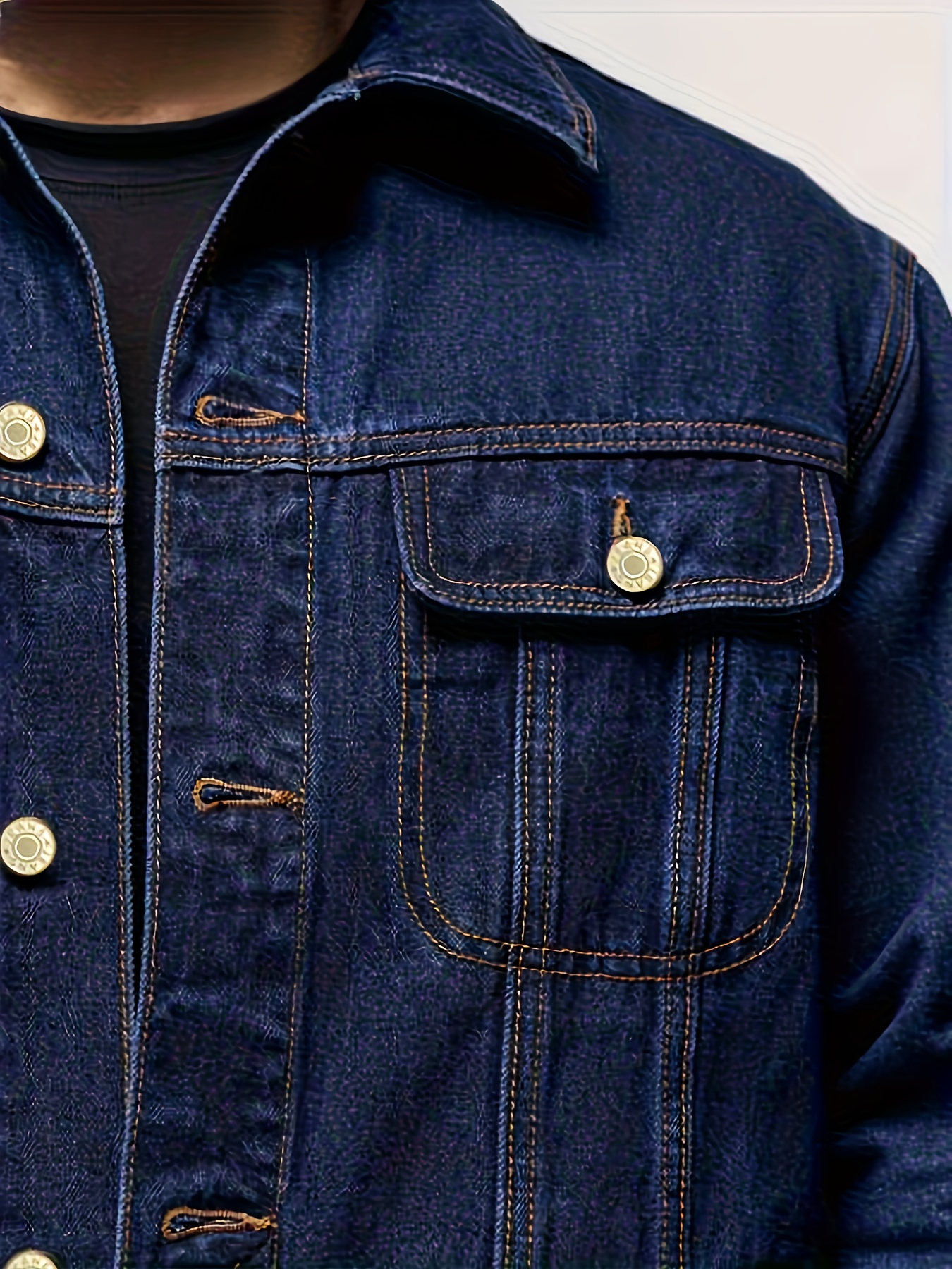 Heavyweight Blue Denim Jacket Quality