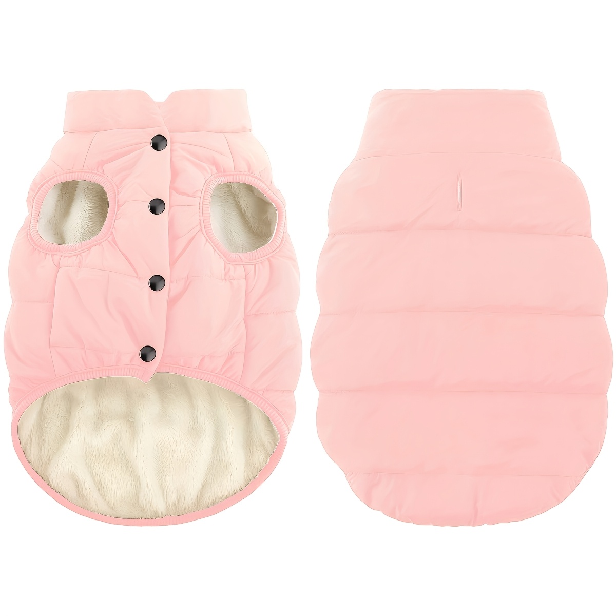 autumn and winter thickened outerwear vest for large dogs suitable for cold weather Product details 3