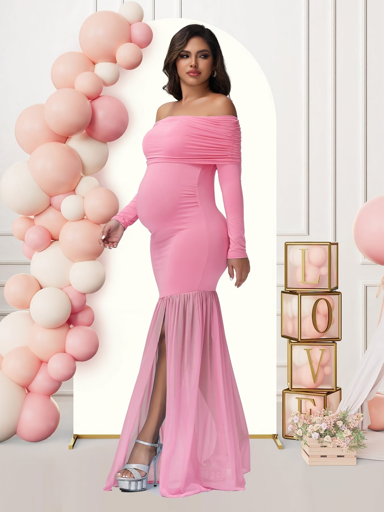 chinese dress ladies Designarche Beautiful Mermaid Maternity Gown – designarche