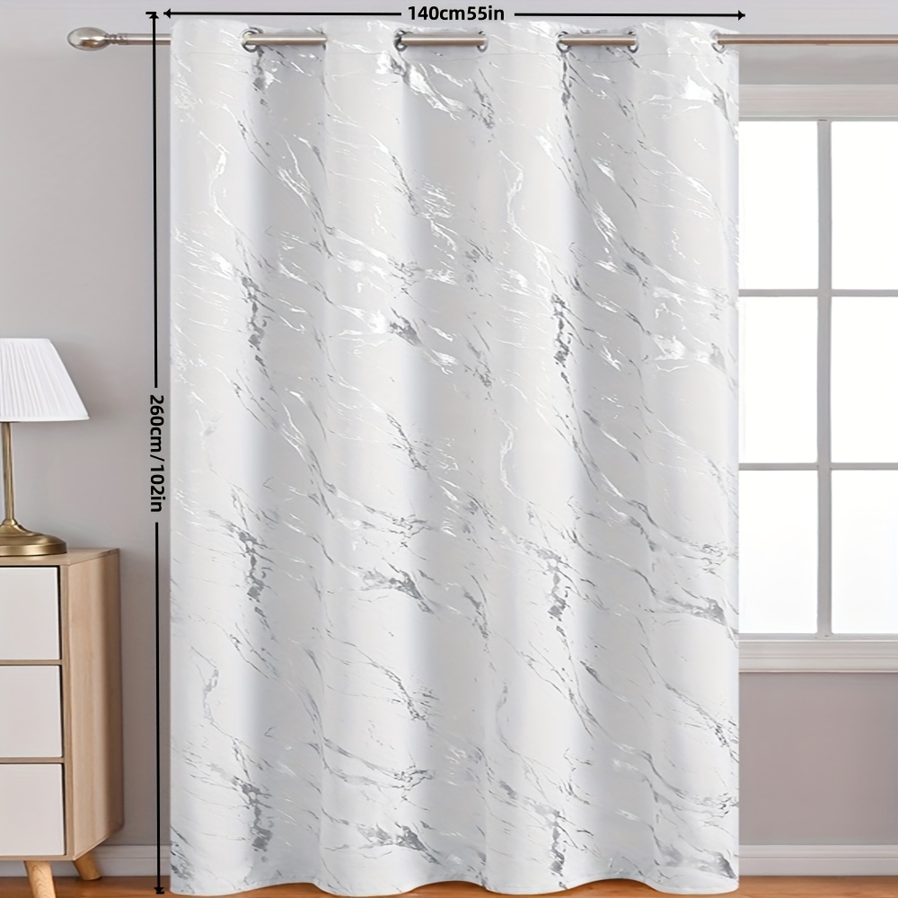 TEMU 1pc Minimalist Blackout Decorative Curtain