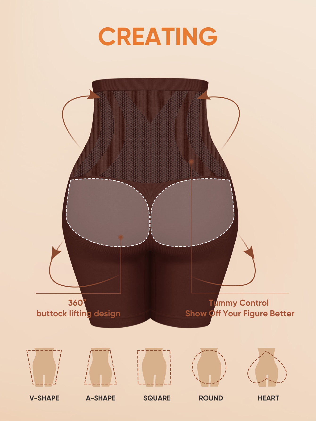 Culotte Gainante Femme – Taille Haute Remonte-Fessier Sous-vêtements grande taille, Très grande taille, Culotte taille haute gainante, Gainante et remonte-fessier, Culottes sans coutures, Sous-vêtements pour femme, Culottes, Boxers-culottes