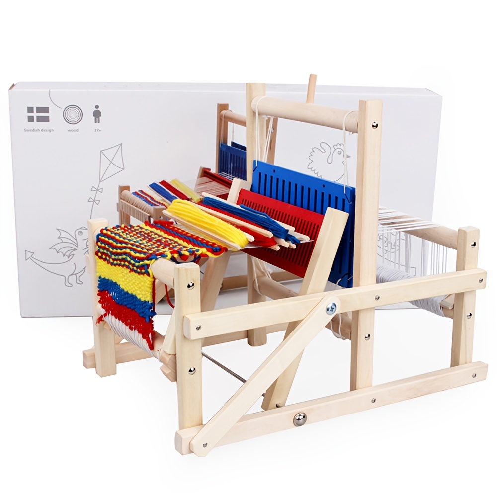 

Diy Wooden Mini Kit - Handcrafted Knitting Machine For Adults, Educational Craft Tool, Ideal For Diy Projects, Khaki Color, No Battery Required, No Battery Required