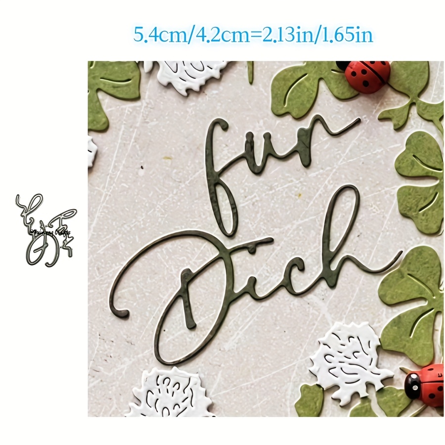 2025 Series Metal Cutting Die Template For Paper Cards, Scrapbooks, Cards, And Craft Decorations