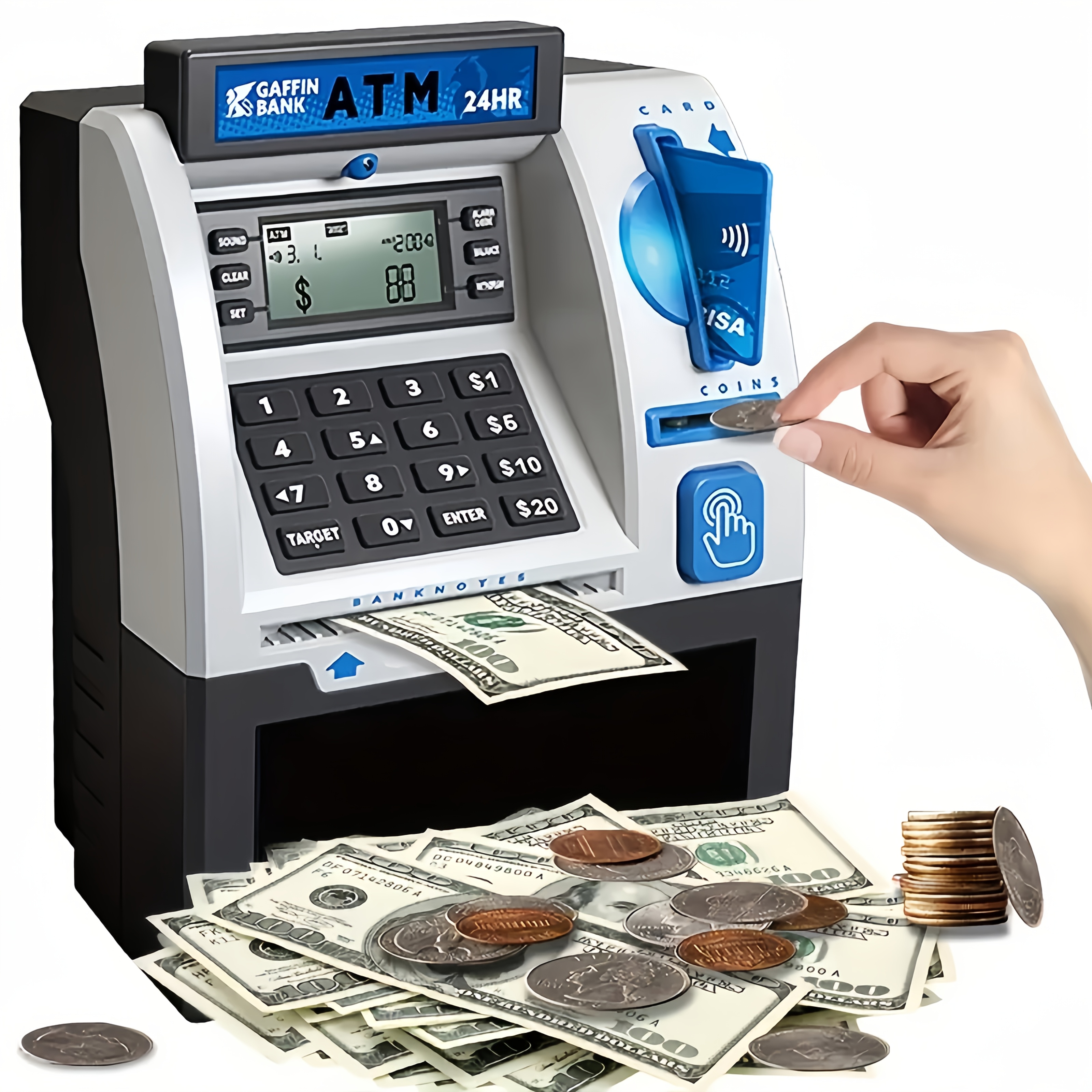 2025 New Model ATM * with * Function * Swipe, CoinInsertion, Counting Feature, Large Safe, Password-Protected * No