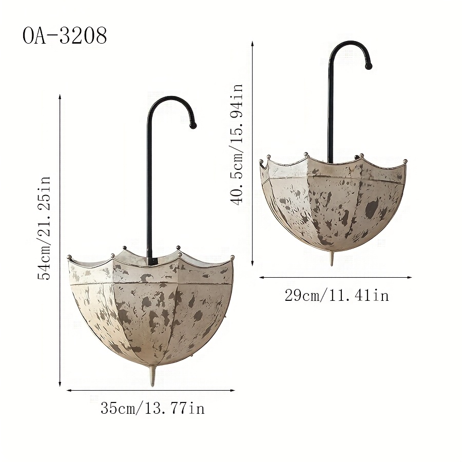 Image of 2pcs Vintage Metal Wall-mounted Flower Shelf With - Rustic Iron Garden Wall Planter, Irregular Shape For Indoor/outdoor Use, Durable & , Garden Wall Planter, Indoor Outdoor Decor, Vintage Style Decor