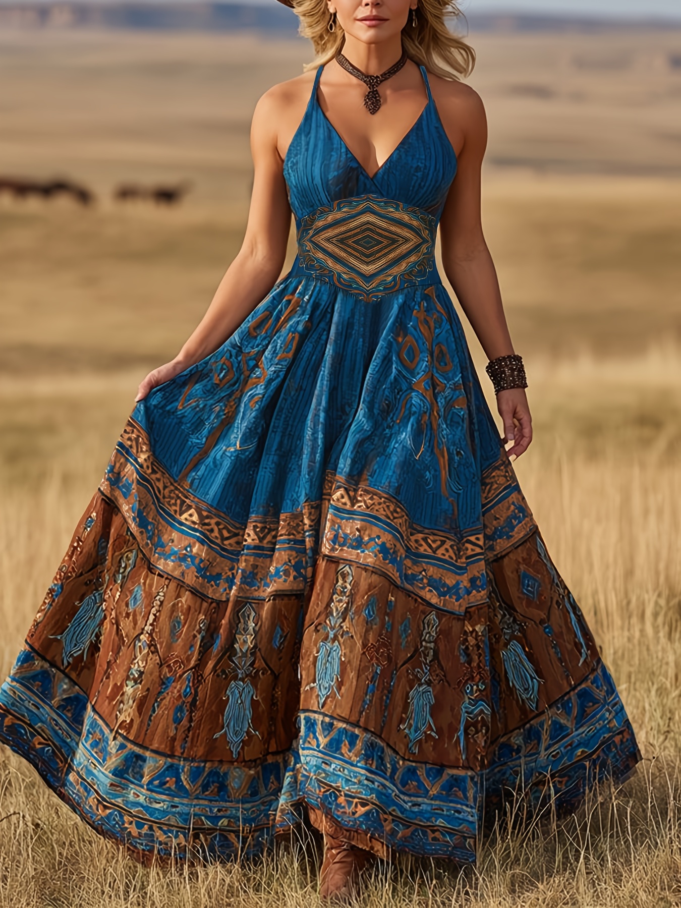 vintage western dresses sold on Temu United States