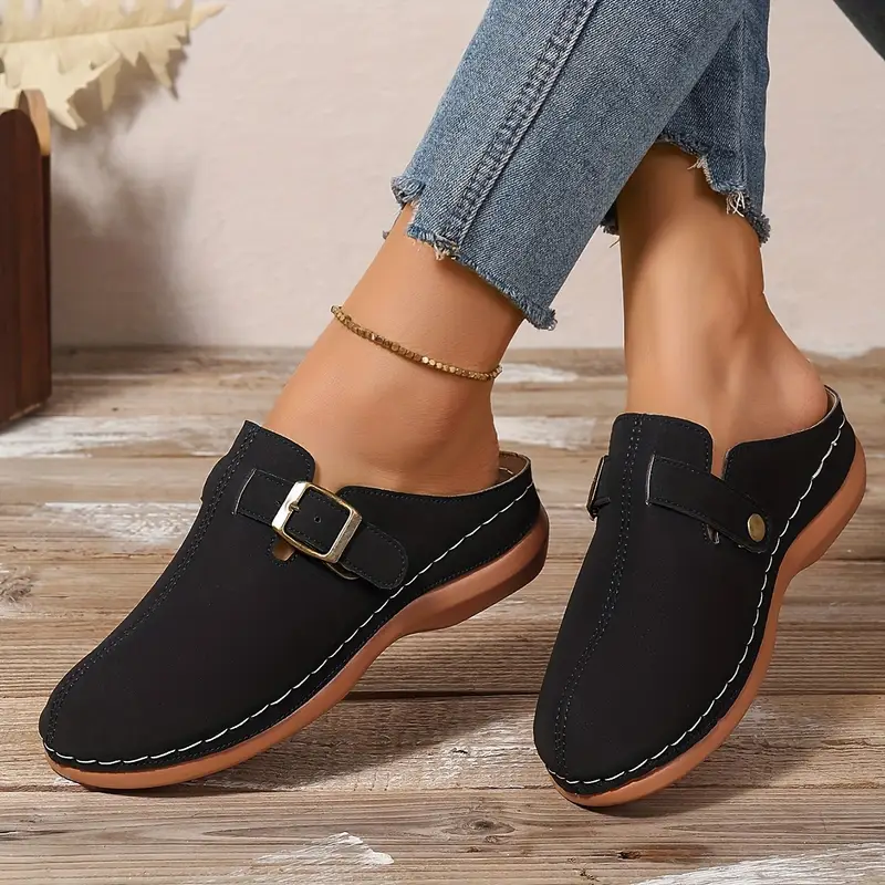 1 pair womens heel platform sandals solid color pu round toe closure polyurethane upper insole man made materials clean only details 8