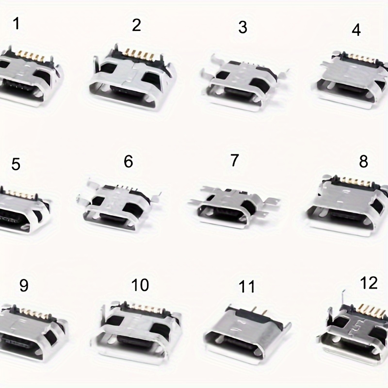 60 piezas usb   a micro-usb 5p, 12 especificaciones, 5   bolsa Detalles del producto 2