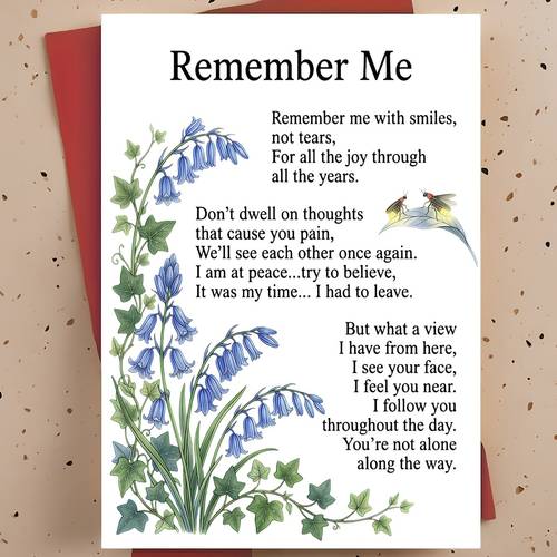 1pc comforting sympathy greeting card for grieving friend bereaved flower botanical hand drawn illustration gentle remembrance card with envelope