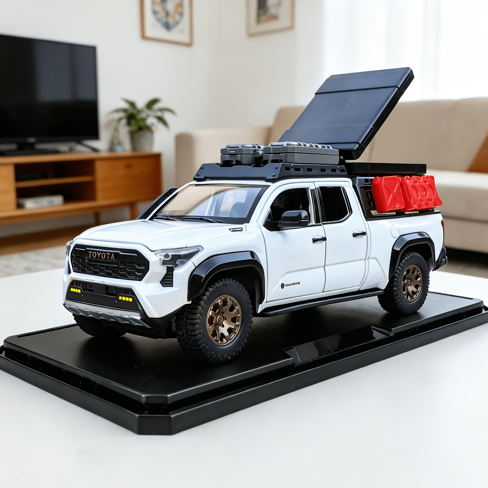 Image of 1:24 Scale For Off-road Suv Diecast Model Car, Collectible Vehicle With Display Base & Dust Cover, , Home Office Decor, Perfect Gift For Holidays & Birthdays