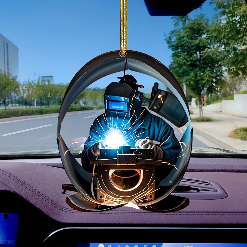

Hardworking Electrician, Car Hanging , Bag & Keychain , Auto Decor