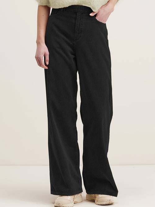 womens 8 corduroy wide leg pants high waisted versatile trousers multi color vintage casual for