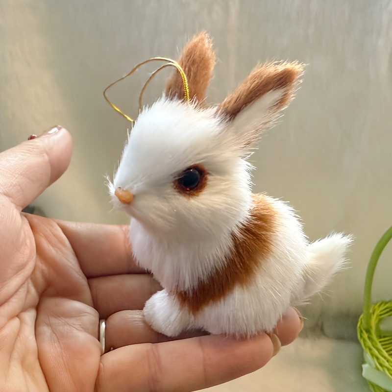 Random 1pc Color Easter Bunny Ornament Easter Gift Room Decor Bunny Holiday Decoration To Add Joy To