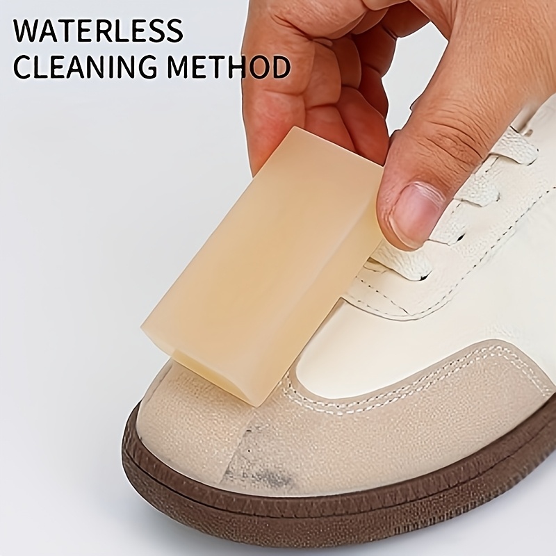 Borrador de goma para limpieza de zapatos de cuero de terciopelo - Removedor de manchas no eléctrico para zapatillas, ropa, vidrio, paredes, pisos y muebles - Herramienta de borrado en seco multiusos, cuida suavemente los tejidos, no requiere baterías