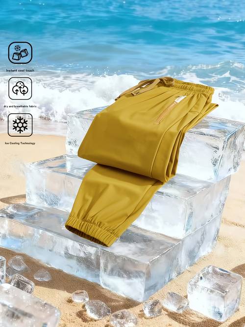 a womens quick dry ankle pants cooling technology that instantly provides a featuring breathable fast drying fabric to eliminate stuffiness and stickiness in summer elastic waistband with