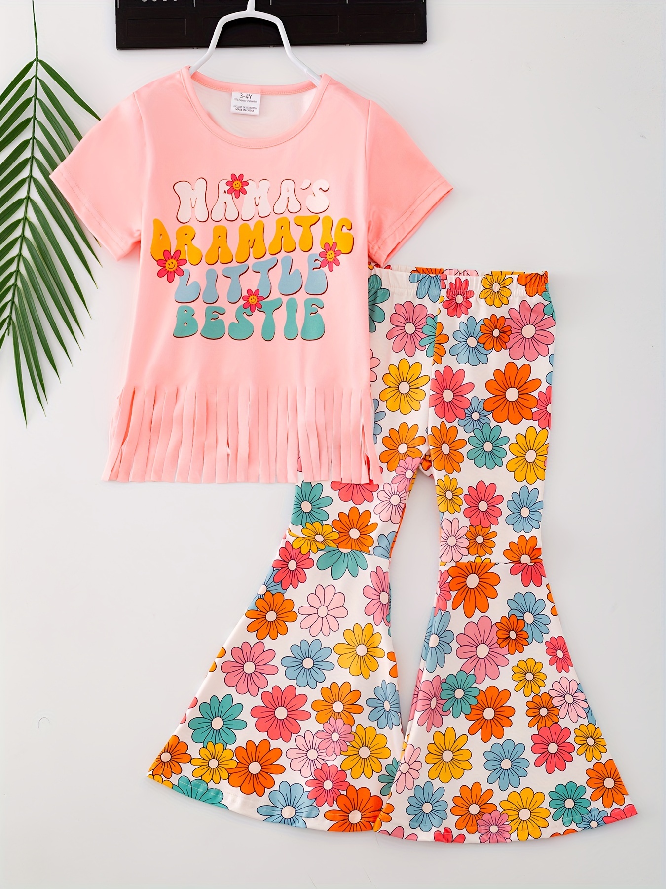 bell bottom pants for kids sold on Temu New Zealand