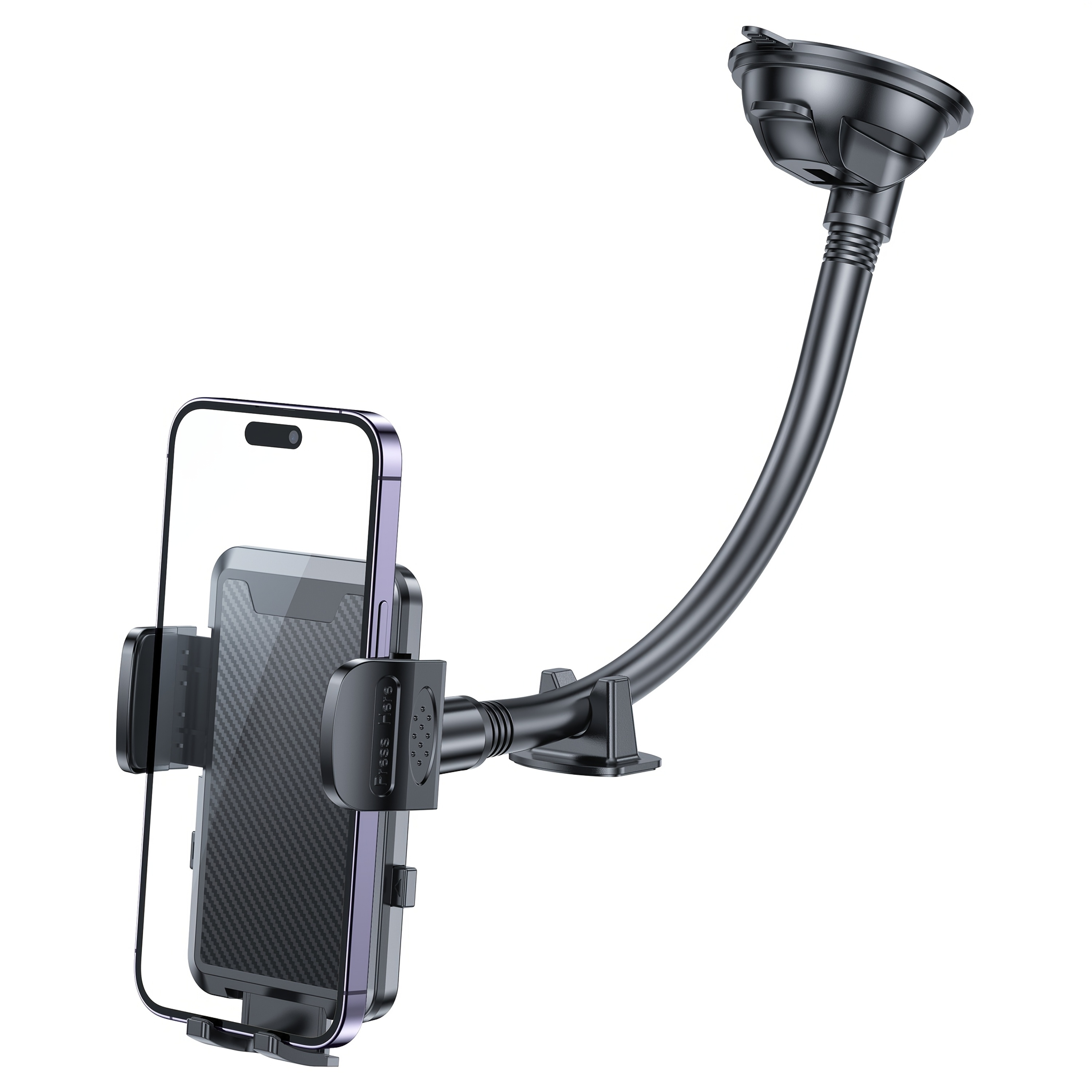 TEMU Supporto Auto Flessibile per Telefono con , Supporto per Telefono per Veicoli per iPhone Samsung Xiaomi Telefoni con Grande, Supporto per per