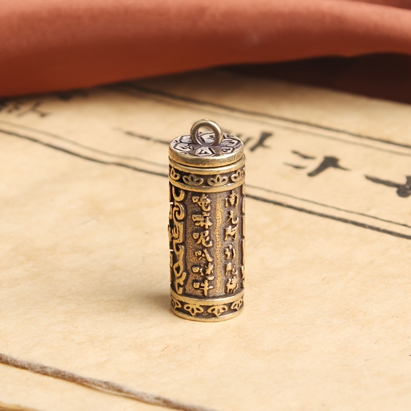 Image of A Mini Storage Box Made Of Brass, A Portable And Unique Pendant, Vintage Style, Perfect As A Gift., Storage Trunks For Home Organization, Storage Boxes For Organizing