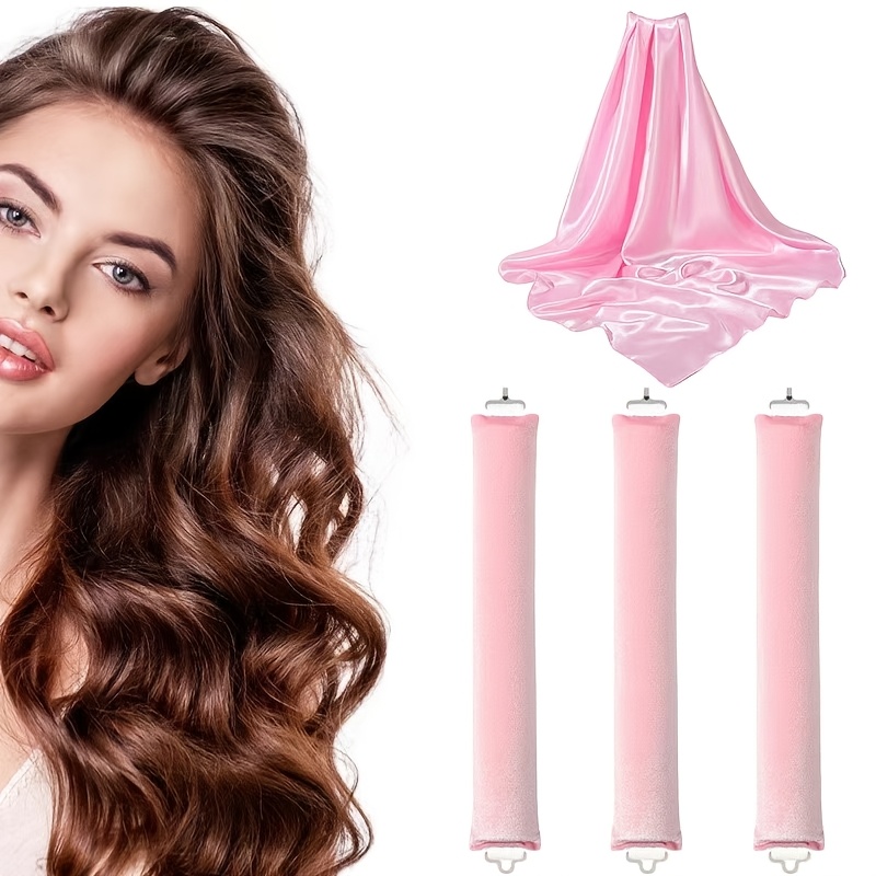 Heatless Hair Curler To Sleep In No Heat Satin Heatless Curl - TikTok