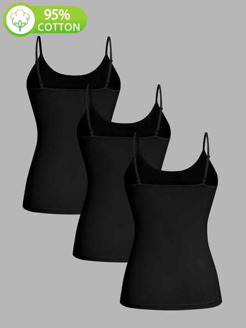 europäisches amerikanisches schwarzes 95% stoff bequemes weiches elegantes modisches tanktop