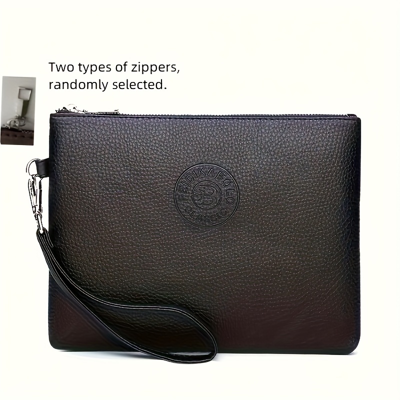 TEMU Fashion Wallet Korean Version Business Handbag Casual