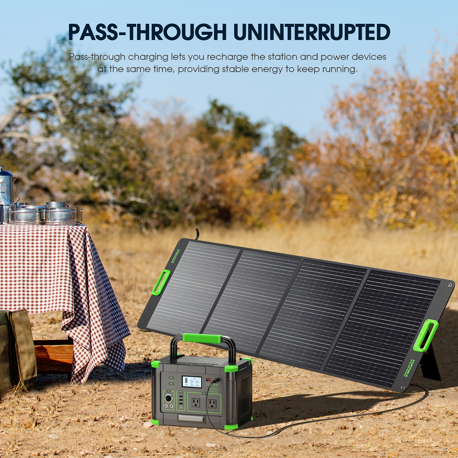 999wh solar power generator 1000w 2000w portable energy - Temu